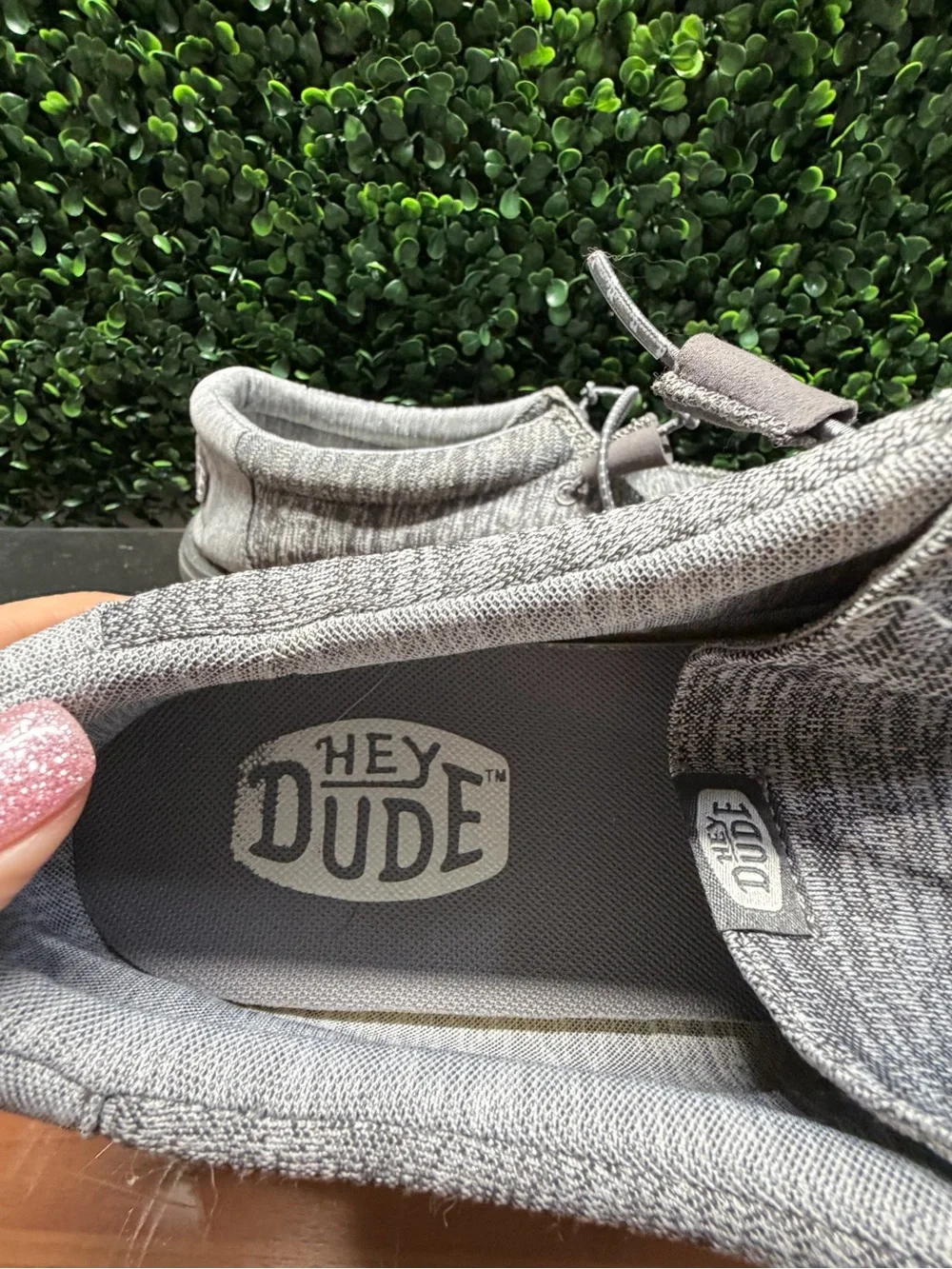 Hey Dude Men's Wally Sport Knit Slip-On Loafers in Charcoal